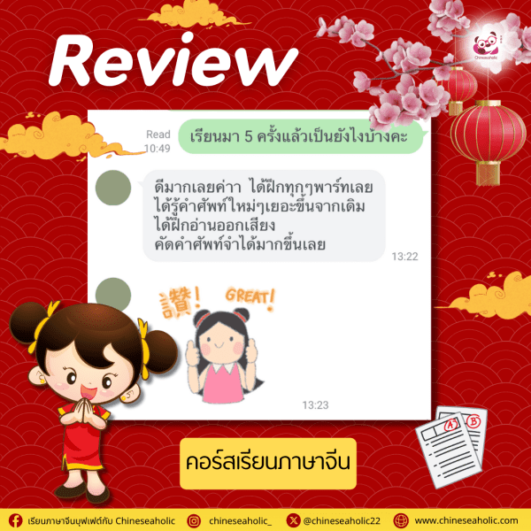 รีวิวคอร์สเรียนภาษาจีนออนไลน์ กับ chinese-hsk.com