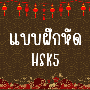 ชีทรวมแบบฝึกหัด HSK5
