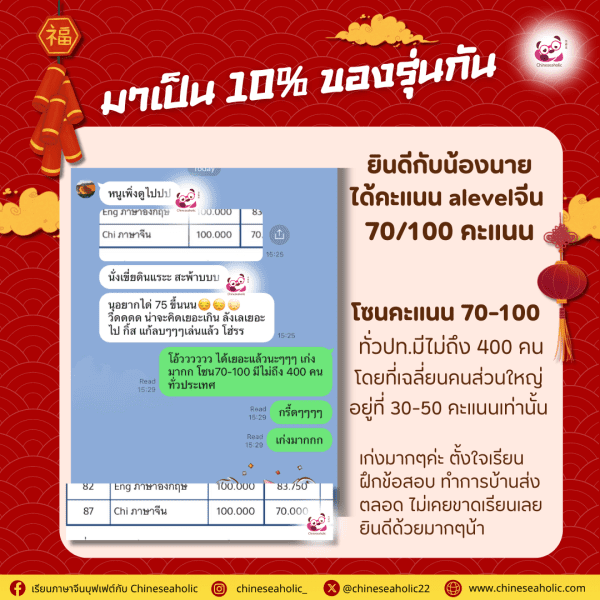 คอร์สตะลุยเตรียมสอบ A-level จีน อัพเดท - Image 2