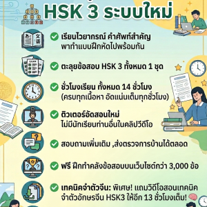 คอร์สตะลุยสอบHSK3
