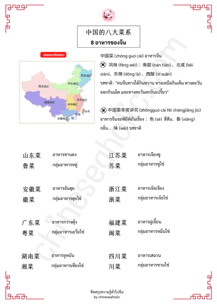 ชีทสรุปความรู้ทั่วไปจีน (A-level) - Image 6